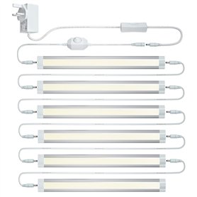 Lamaous Lot de 6 lumières LED sous placard avec variateur d'intensité 24 W ultra mince Blanc chaud naturel pur blanc froid sous  Lamaous Lot de 6 lumières LED sous placard avec variateur d'intensité 24 W ultra mince Blanc chaud naturel pur blanc froid sous