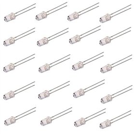 Movilideas - 25 diodes LED RVB 4,8 x 5 mm Changement automatique de couleur 2 broches haute luminosité Movilideas - 25 diodes LED RVB 4