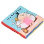 Livre en Tissu pour Bébé de Preuve Douce de Bande Dessinée Educative d'Apprentissage Livre D'éveil Multifonction Anniversaire De