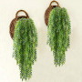 HUAESIN 2pcs Lierre Artificiel Guirlande 94cm Plante Artificielle Exterieur Fausse Plante Grimpante Vert Decoration pour Jardin