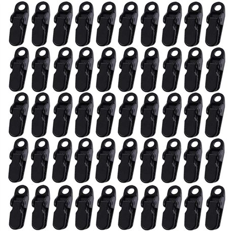 Xinlie Tarp Clips Pince pour Auvent Coupe-Vent Snaps en Plastique Pinces Crocodile en Plastique Pince Crocodile en Plastique Pet