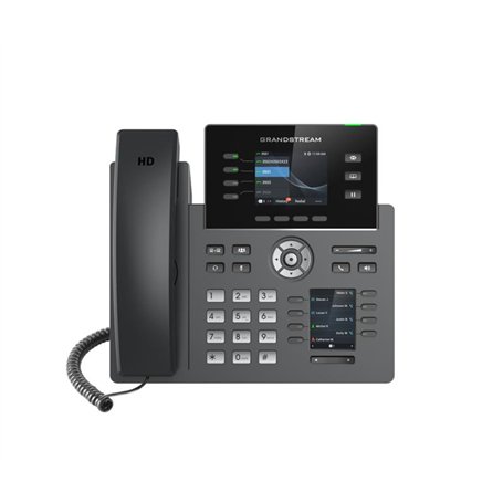 Grandstream Networks GRP2614 téléphone Fixe Noir 4 Lignes TFT WiFi