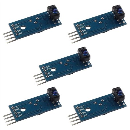 YOUMILE 5 Pack TCRT5000 Infrared Sensor Sensor Module Capteur photoélectrique de voie de barrière IR