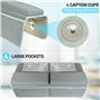 Agenouilloir de bain avec repose-coude, tapis antidérapant et support de coude pour le bain de bébé Tapis de bain avec sac de ra