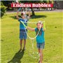 2 Baguettes à Bulles Géantes (Total 3.8 L) avec 2 Solutions de Recharge de Bulles CONCENTRÉES pour Les Enfants, Grande Productio