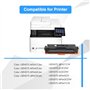 True Image Lot de 4 Cartouches de Toner de Rechange 054 054H pour imprimante Canon Color ImageCLASS MF644Cdw MF642Cdw LBP622Cdw