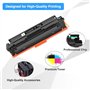 True Image Lot de 4 Cartouches de Toner de Rechange 054 054H pour imprimante Canon Color ImageCLASS MF644Cdw MF642Cdw LBP622Cdw