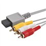 RUITROLIKER 6 pieds av câble Audio Vidéo RCA câble composite pour CONSOLE Wii