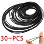 SMTHOME Universal 30PCS Mix Taille Carré Cassette Machine À Bande Ceinture Assortie Courroie commune pour Enregistreur, Walkman,