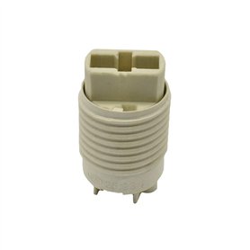 Douille de lampe halogène G9 avec raccord enfichable arrière et capot isolant M10 x 1 filetage extérieur 20,8 x 2 mm Douille de lampe halogène G9 avec raccord enfichable arrière et capot isolant M10 x 1 filetage extérieur 20