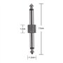 6.35mm Pédale d'effet à pédale Coupleur