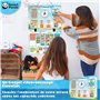 Mon Premier Calendrier par SmartPanda – Jeu Éducatif Magnétique pour Enfants – Comprend une Horloge, une Station Météo et des Ém