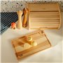 Creative Home Grande Planche a Decouper Bois | 42 x 24,5 x 1,5 cm | Planche à Découper pour la Cuisine | avec Rainure pour le Ju