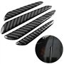 Vobor Protecteur de Pare-Chocs for Pare-Portes - 4Pcs Bandes de Protecteur de Pare-Chocs en Fibre de Carbone Trim Cover Car Univ