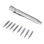 Huture 4 Paquets complète Multifonction Jeu de Mini Tournevis Réparation de Gadgets 8 en 1 Stylo en Aluminium Trousse à Outils F