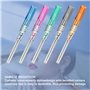 SOTICA Aiguilles Piercing 5PCS Catheter Piercing 18G Aiguille de Piercing Nez Oreille IV Aiguilles de Cathéter Piercing Outils d