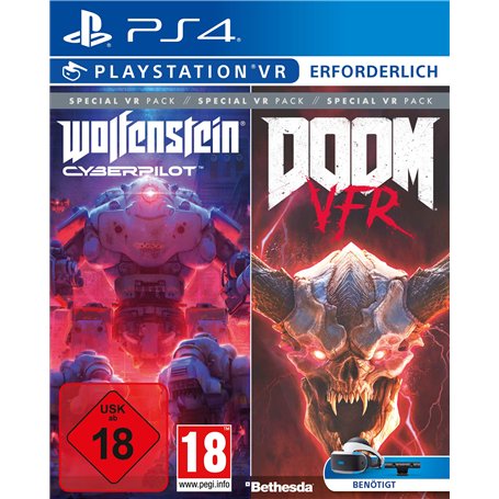 Bethesda Special VR Pack (Wolfenstein: Cyberpilot / DOOM VFR) - [PlayStation 4]