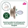 Nip Lot silicone sucette UNIQUE Gr 3 (18–32 Mo.) Lot de 6 Girls sans BPA fabriqué en Allemagne