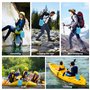 Sac Étanche Imperméable Léger 2L 5L 10L 20L 40L 70L Gardez l'équipement propre et sec,Sac Sec Petit Grand pour Kayak,Plage,Rafti