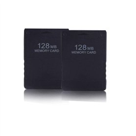WICAREYO 2PCS Carte Mémoire 128 Mo pour PS2 WICAREYO 2PCS Carte Mémoire 128 Mo pour PS2