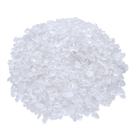 Mini-pierres de cristal de roche polies au tambour - 300 g