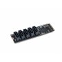 Computer District - Carte Controleur M.2 (M KEY - B & M KEY) format 2280-5 ports SATA 3 (SATA III) - Chipset JMB 585