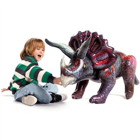 JOYIN Triceratops Jouet gonflable dinosaure pour fête de piscine, décoration de fête d'anniversaire, cadeau pour enfants et adul JOYIN Triceratops Jouet gonflable dinosaure pour fête de piscine
