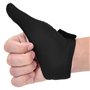 Gants de Bowling Bowling Thumb Saver Protection Gauche Droite de Vitesse pour Bowling Ball Sports(Noir)