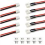Lot de 5 paires de prises d'équilibrage JST-XH 2