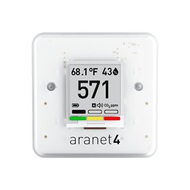 SAF Aranet4 Home : Moniteur de qualité de l'air sans fil pour la maison, le bureau ou l'école [CO2, température, humidité et aut SAF Aranet4 Home : Moniteur de qualité de l'air sans fil pour la maison