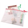 Tarifold Fr 509009- Lot de 8 Pochettes Plastique A4 Zip, Fermeture éclair Document Chemises transparentes Dossier pour Bureaux,
