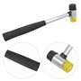 Alomejor Multifonctionnel Fret Marteau Guitare À Double Tête Frette Marteau Outil À Main DIY avec Caoutchouc en Plastique pour L