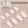 Rantecks 380PCS 2.8mm Automobile Connecteur Kit 2 3 4 6 Broches Fil Électrique Connecteurs Kit pour Moto Moto Voiture Bateaux