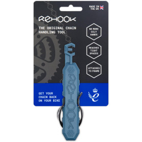 Rehook - Outil de manipulation de chaîne de vélo (bleu) - Remettez votre chaîne sur votre vélo en 3 secondes - Mains propres. Id Rehook - Outil de manipulation de chaîne de vélo (bleu) - Remettez votre chaîne sur votre vélo en 3 secondes - Mains propres. Id