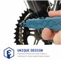 Rehook - Outil de manipulation de chaîne de vélo (bleu) - Remettez votre chaîne sur votre vélo en 3 secondes - Mains propres. Id