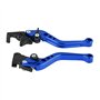 Hlyjoon Moto 2pcs 22mm 7/8" CNC En Aluminium Moto Embrayage Tambour De Frein Levier Poignée Pièces De Rechange Fit pour Moto Uni