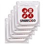 SPARES2GO Lot de 5 Sacs à Poussière compatible avec Titan 16L 20L 30L 40L Aspirateur + Pastilles Désodorisantes
