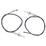 Meter Star 2Pc 38" Ignitor Wire - Remplacement de l’Assemblage d’électrode en céramique, Ignition Electrode Can DIY Bending for