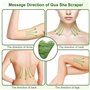 Jade Roller Gua Sha Visage Rouleau Face Facial pierre veritable Kit Massage Set Soin de la peau pour Anti-âge Réduire Les Rides