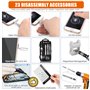 124 en 1 Kit de Tournevis de Précision Magnétique Tournevis Professionnel Kit d'outils de Réparation pour Téléphone Portable,Tab