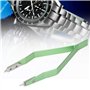 Ichiias Watch Repairing Accessory Tool V-Shaped Watch Spring Bar Tweezers Metal