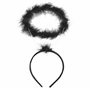 Balinco serre-tête auréole noire | diable | serre-tête ange | enfant Jésus - l'accessoire parfait pour femmes & hommes en complé