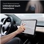 Spigen Glas.tR EZ Fit Verre Tesla Model 3 (2017-2023) / Model Y (2020-2025), Kit d'installation fourni, Anti-trace de doigt, Mat
