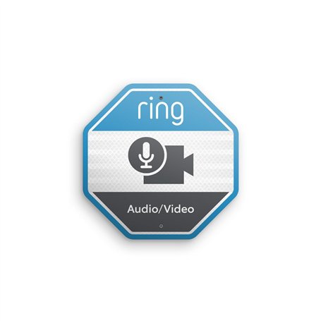 Ring Autocollant d'avertissement pour fenêtre