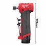 Meuleuse droite coudée M12 MILWAUKEE - FDGA-0 - sans batterie ni chargeur - 4933471438