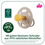 nip® Cherry Sucettes Nuit Natural Rubber 0-6 meses, lot de 4, made in Germany