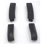 Hbr0127 - bouchons en caoutchouc de rechange pour casques de vélo origin/genesis
