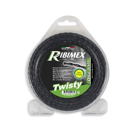 Ribimex PRDFG15X30T Fil Professionnel carré torsadé 3 mm x 15 m