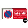 LOT DE 35 Autocollants- Stationnement Interdit - parking privé,Dissuasif Contre Les Voitures Mal Garées, Ou En Stationnement Gên