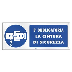 Panneau 30 x 12 cm – Il est obligatoire pour la ceinture de sécurité. Panneau 30 x 12 cm – Il est obligatoire pour la ceinture de sécurité.